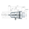 NSK Nakanishi HTS Ultra-High Speed Air Turbine Milling Spindle