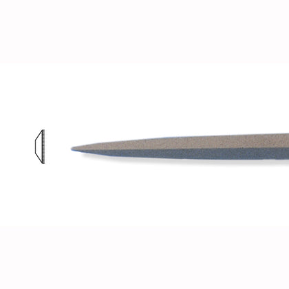 Grobet Needle File Barrette, Ground Back - ArtcoTools.com