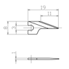 Sonofile® Tungsten Carbide Blade, 1.0mm Thick