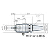 NSK Nakanishi HTS Ultra-High Speed Air Turbine Milling Spindle