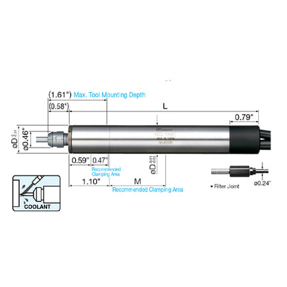 NSK MSS-19 Series Air Spindle - ArtcoTools.com