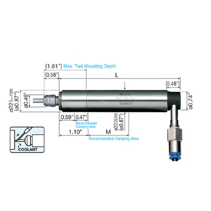 NSK MSS-22 Series 90 degree Air Spindle - ArtcoTools.com