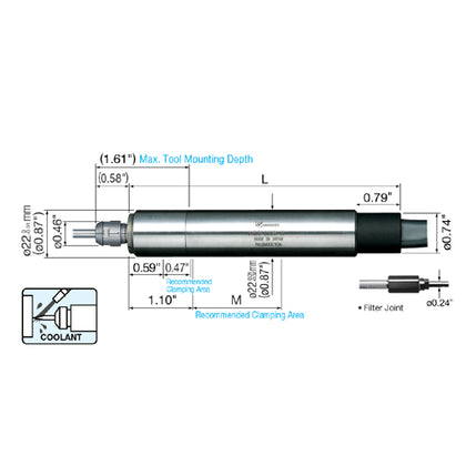 NSK MSS-22 Series Air Spindle - ArtcoTools.com