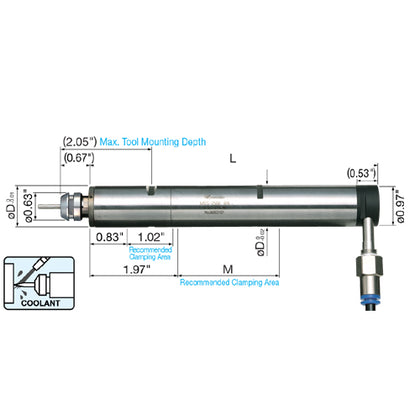 NSK MSS-25 Series Air Spindle - ArtcoTools.com
