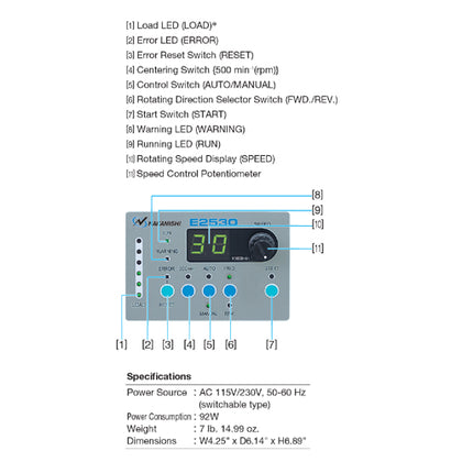 NSK Nakanishi E2530 Series NE236 Control Unit - ArtcoTools.com