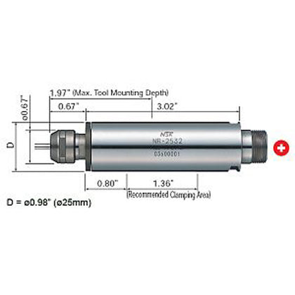 NSK Nakanishi NR2532 Spindle - ArtcoTools.com