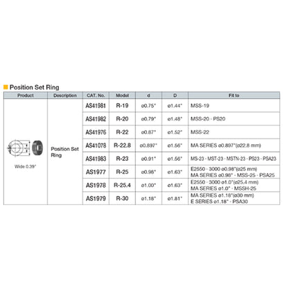 NSK Nakanishi Spindle Position Set Ring - ArtcoTools.com