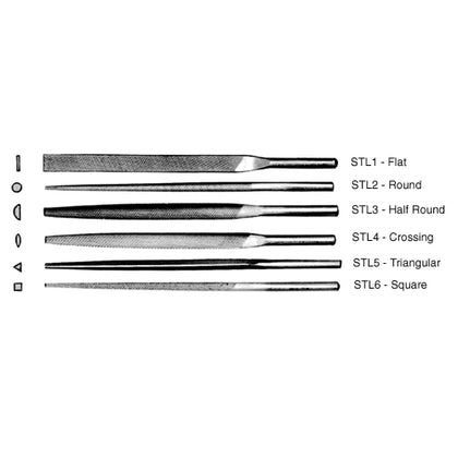 DIPROFIL Swiss Pattern Steel Files - ArtcoTools.com