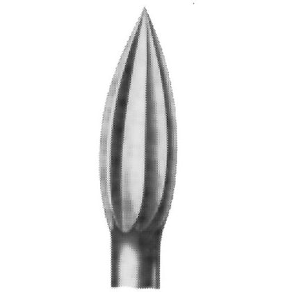Figure 27A - Flame Single Cut Bur - ArtcoTools.com